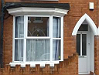 Detail of student house in Loughborough