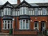 Detail of student house in Loughborough