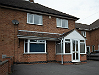 Detail of student house in Loughborough