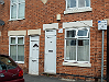 Detail of student house in Loughborough